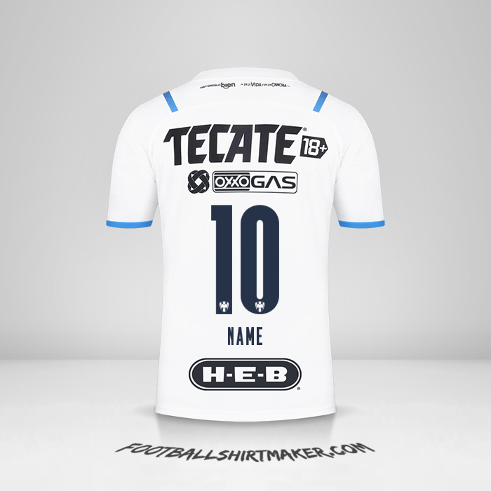 Trikot Monterrey 2021/2022 Auswärts -  name - 10