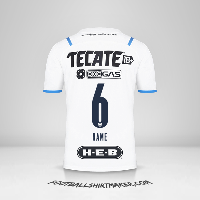 Shirt Monterrey 2021/2022 Away -  name - 6