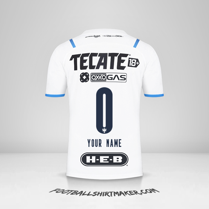 Shirt Monterrey 2021/2022 II -  your name - 0