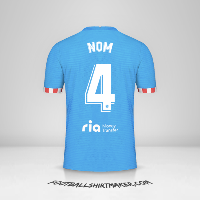 Maillot Atletico Madrid 2021/2022 Troisième -  nom - 4