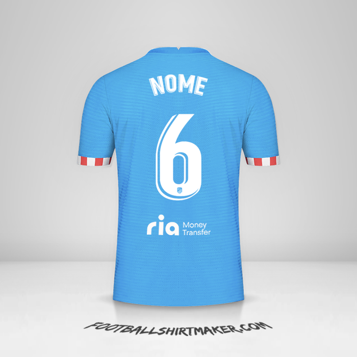 Maglia Atletico Madrid 2021/2022 Terza -  nome - 6