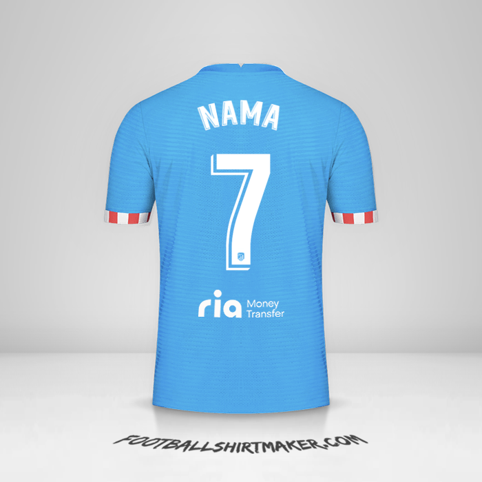 Jersey Atletico Madrid 2021/2022 Ketiga -  nama - 7
