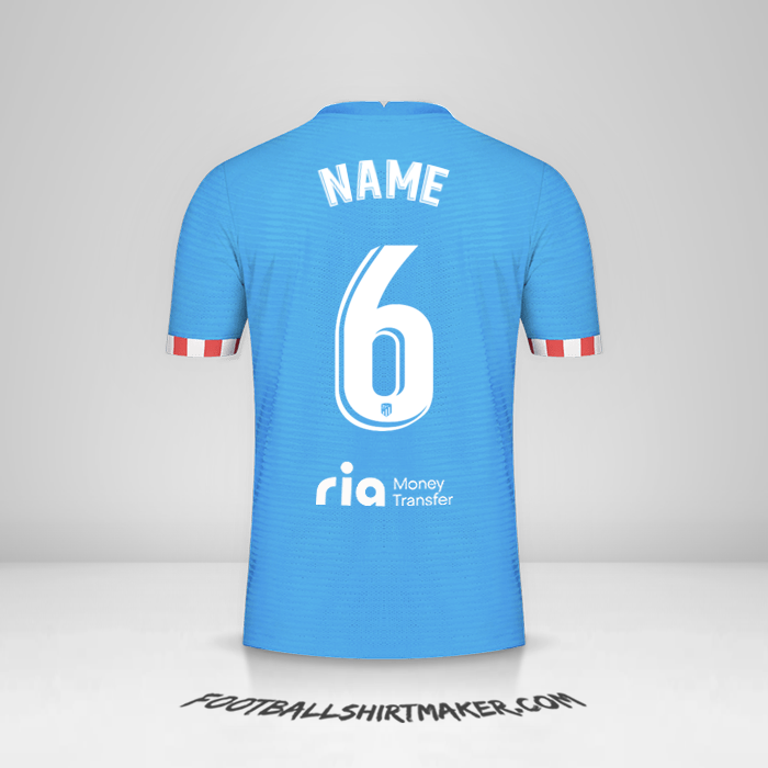 Jersey Atletico Madrid 2021/2022 Third -  name - 6