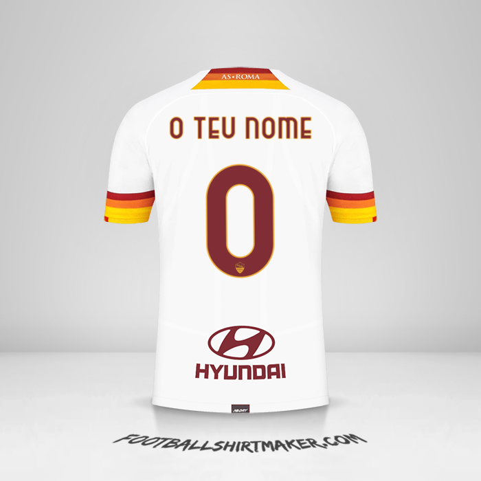 Camisola AS Roma 2021/2022 II -  o teu nome - 0