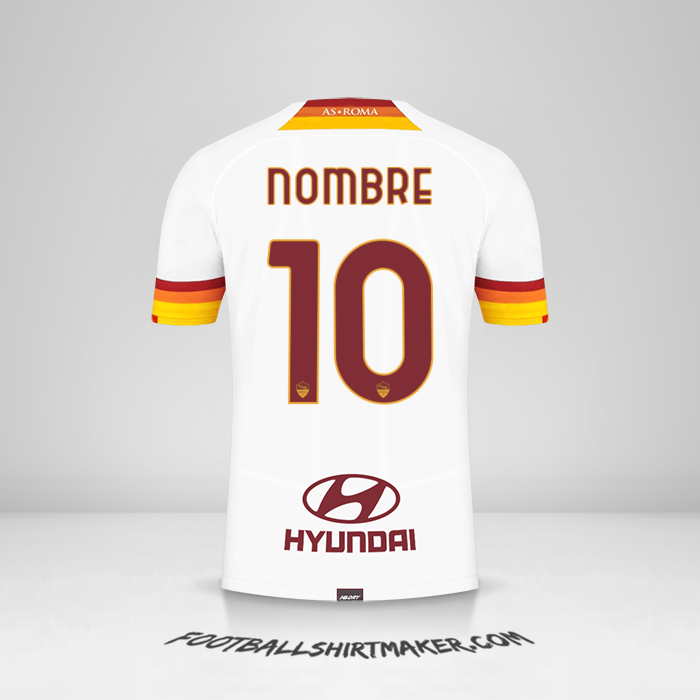 Jersey AS Roma 2021/2022 Visita -  nombre - 10