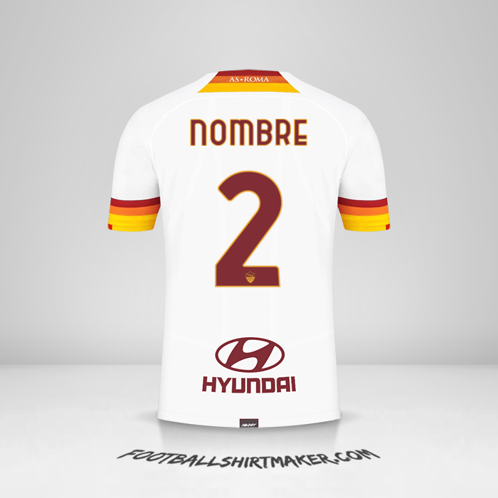 Camiseta AS Roma 2021/2022 Visita -  nombre - 2