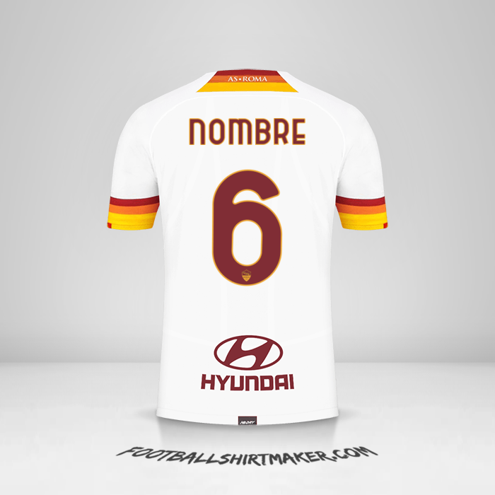 Jersey AS Roma 2021/2022 Visita -  nombre - 6