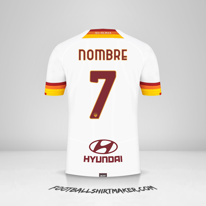 Camiseta AS Roma 2021/2022 Visita -  nombre - 7