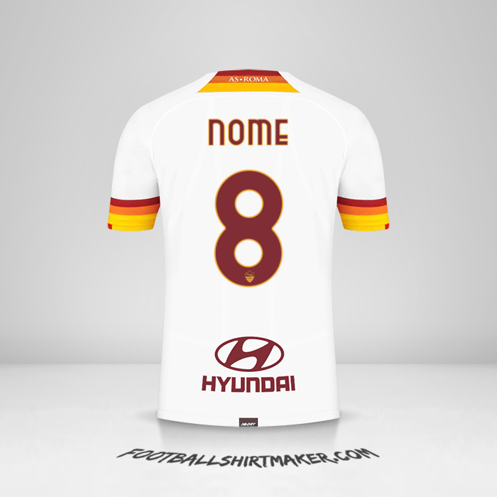 Maglia AS Roma 2021/2022 Seconda -  nome - 8