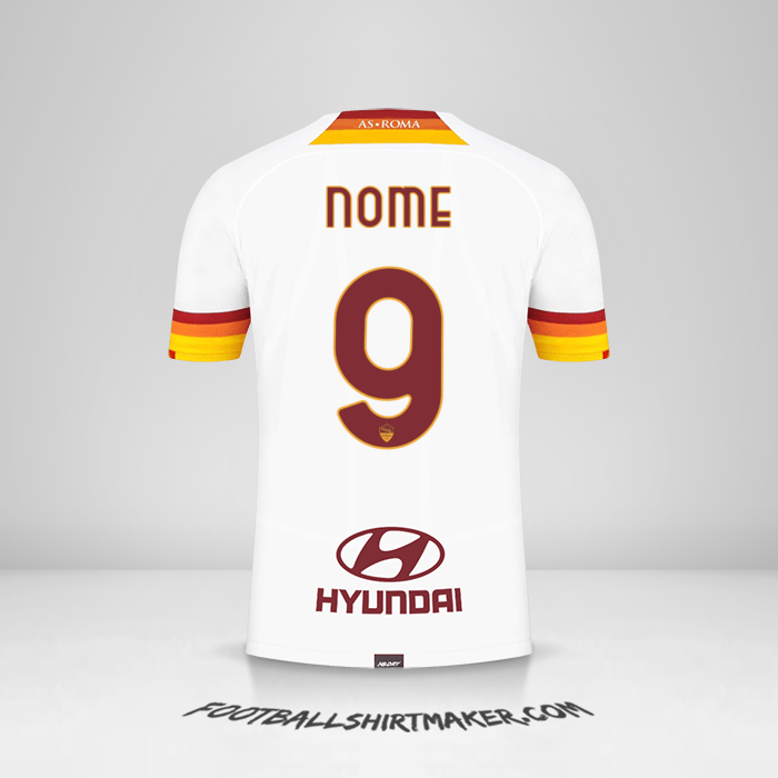Camisa AS Roma 2021/2022 Alternativa -  nome - 9