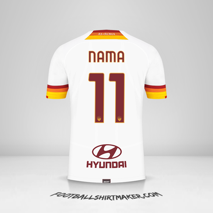 Jersey AS Roma 2021/2022 Alternatif -  nama - 11
