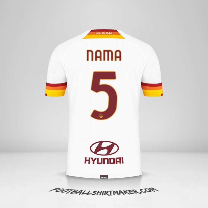 Jersey AS Roma 2021/2022 Alternatif -  nama - 5