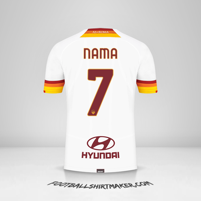 Jersey AS Roma 2021/2022 Alternatif -  nama - 7