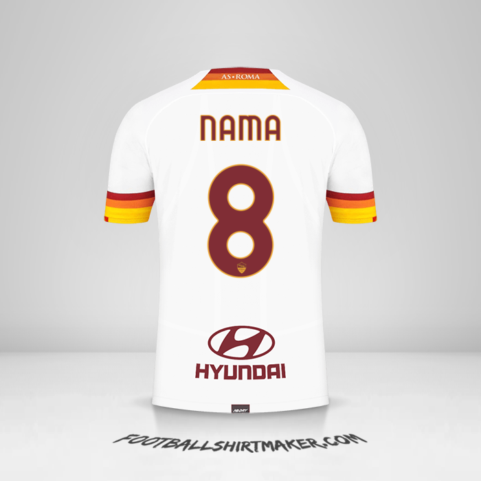 Jersey AS Roma 2021/2022 Alternatif -  nama - 8