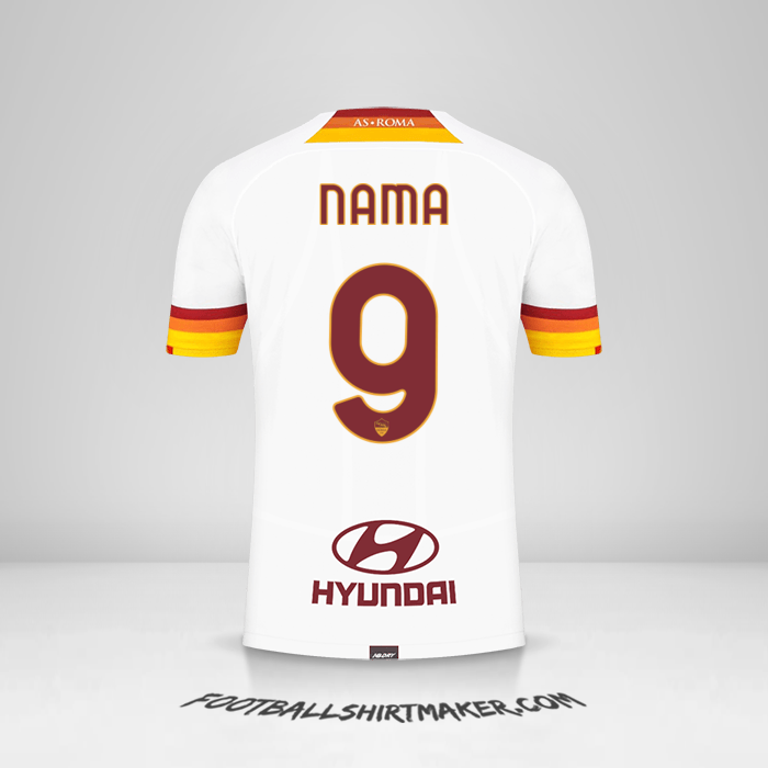 Jersey AS Roma 2021/2022 Alternatif -  nama - 9
