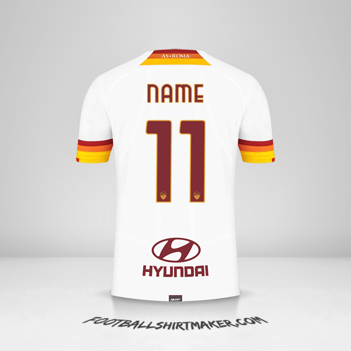 Trikot AS Roma 2021/2022 Auswärts -  name - 11