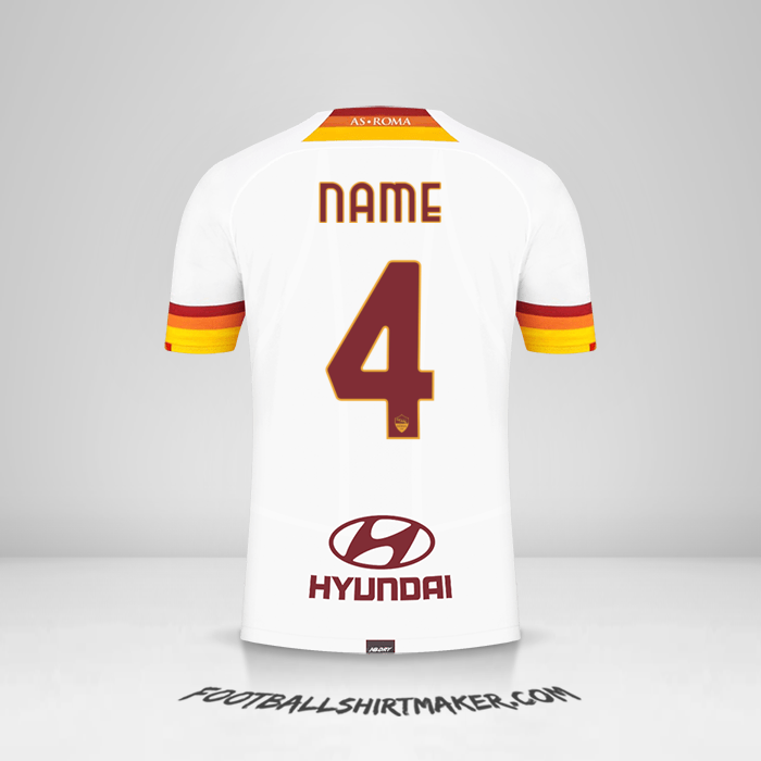 Trikot AS Roma 2021/2022 Auswärts -  name - 4