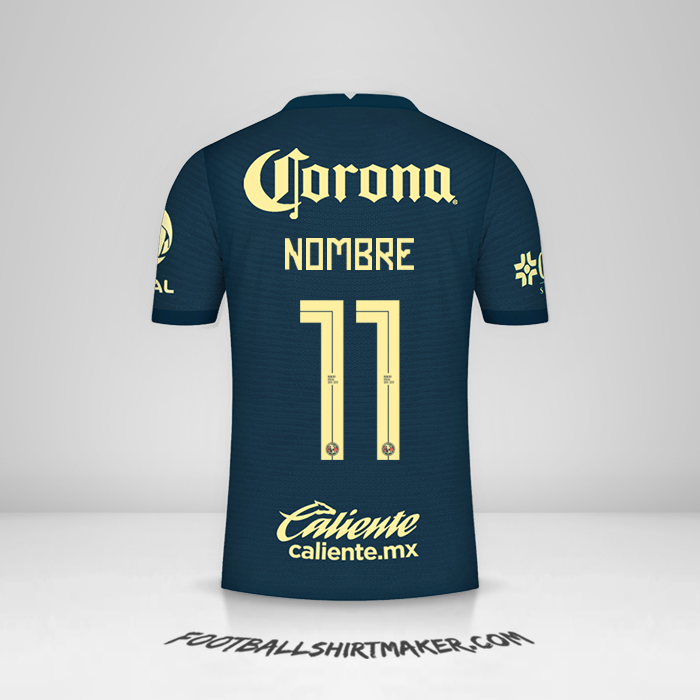 Camiseta Club America 2021/2022 Visita -  nombre - 11