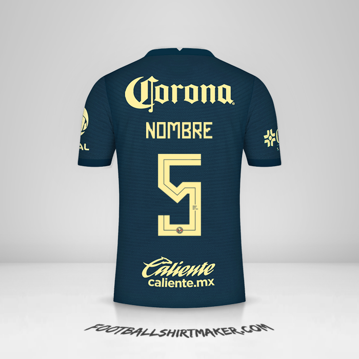Jersey Club America 2021/2022 Visita -  nombre - 5