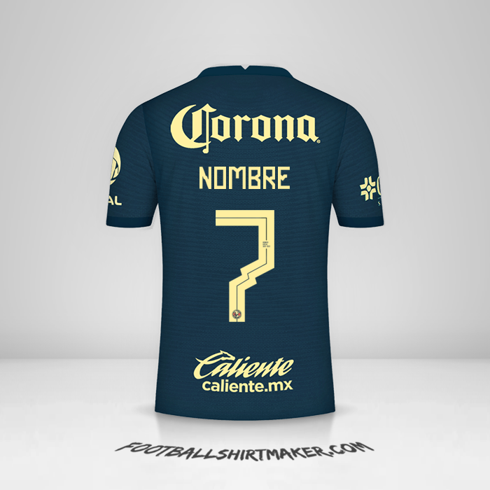 Camiseta Club America 2021/2022 Visita -  nombre - 7