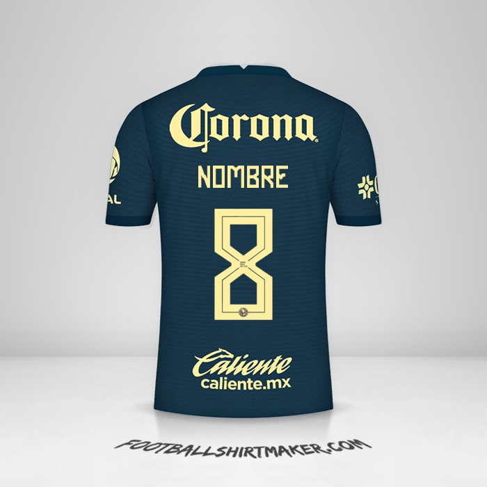 Jersey Club America 2021/2022 Visita -  nombre - 8