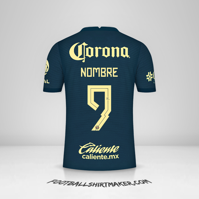 Jersey Club America 2021/2022 Visita -  nombre - 9