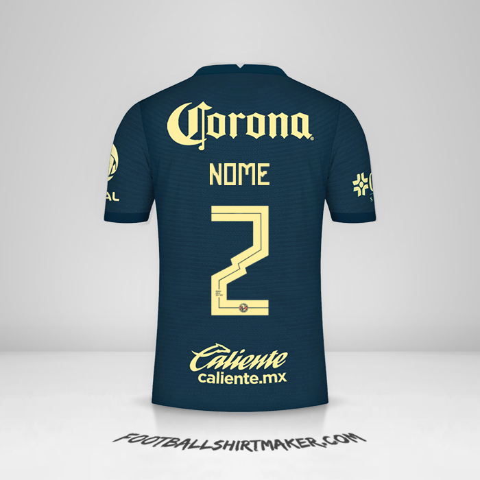 Maglia Club America 2021/2022 Seconda -  nome - 2