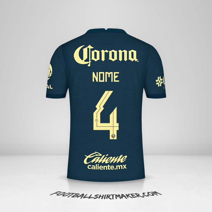 Maglia Club America 2021/2022 Seconda -  nome - 4