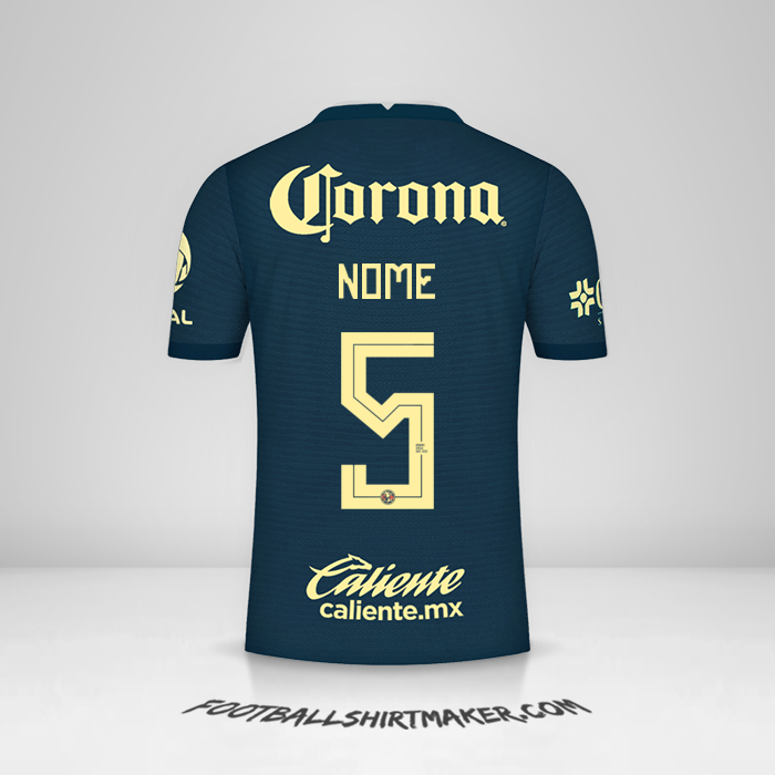 Maglia Club America 2021/2022 Seconda -  nome - 5