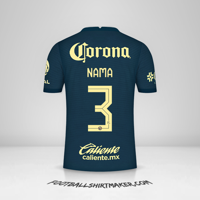 Jersey Club America 2021/2022 Alternatif -  nama - 3