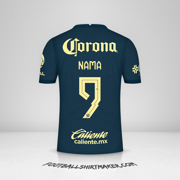 Jersey Club America 2021/2022 Alternatif -  nama - 9
