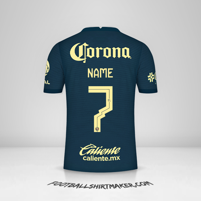 Jersey Club America 2021/2022 Away -  name - 7