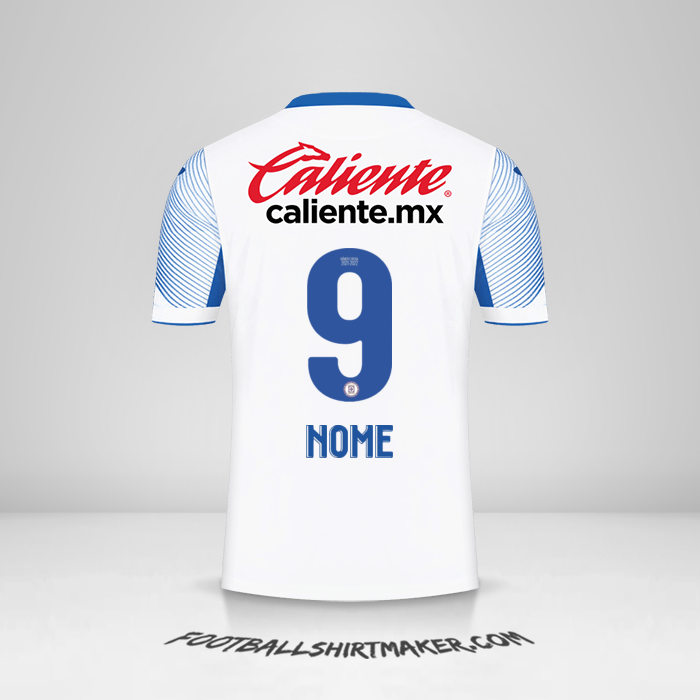 Camisa Cruz Azul 2021/2022 Alternativa -  nome - 9