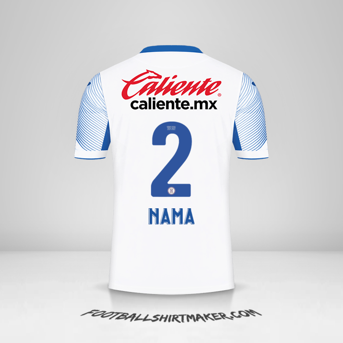 Jersey Cruz Azul 2021/2022 Alternatif -  nama - 2