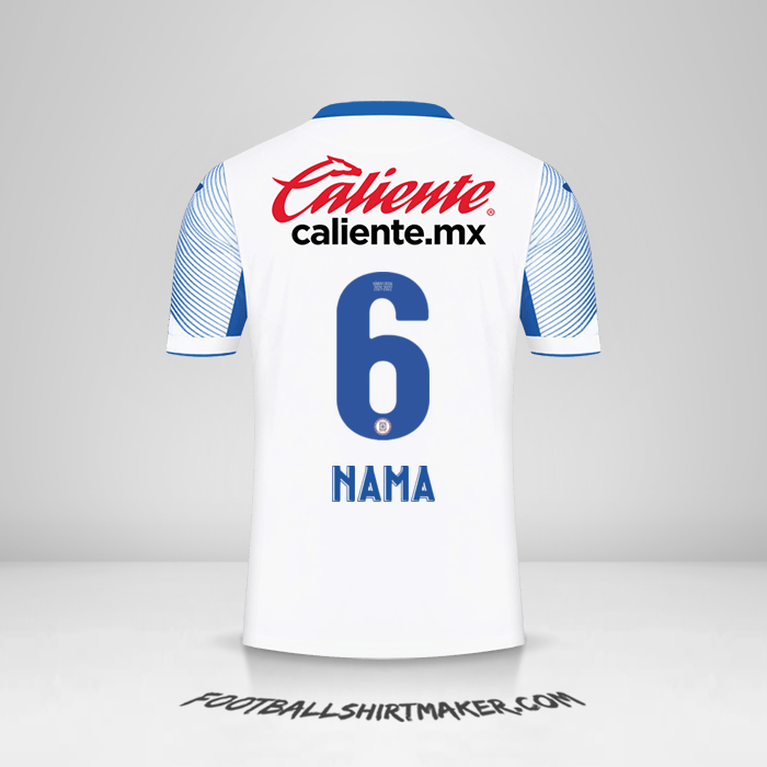 Jersey Cruz Azul 2021/2022 Alternatif -  nama - 6