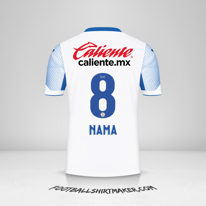Jersey Cruz Azul 2021/2022 Alternatif -  nama - 8