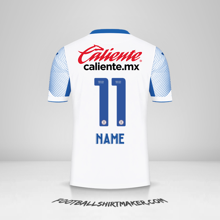 Trikot Cruz Azul 2021/2022 Auswärts -  name - 11