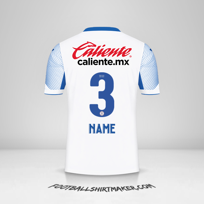 Jersey Cruz Azul 2021/2022 Away -  name - 3