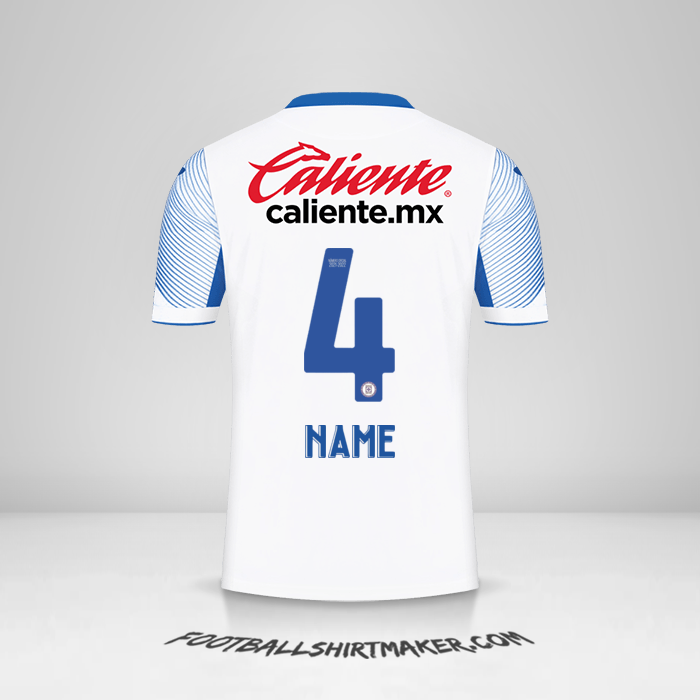 Trikot Cruz Azul 2021/2022 Auswärts -  name - 4