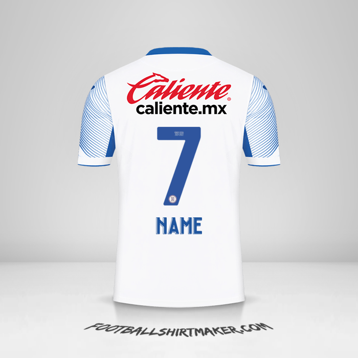 Jersey Cruz Azul 2021/2022 Away -  name - 7