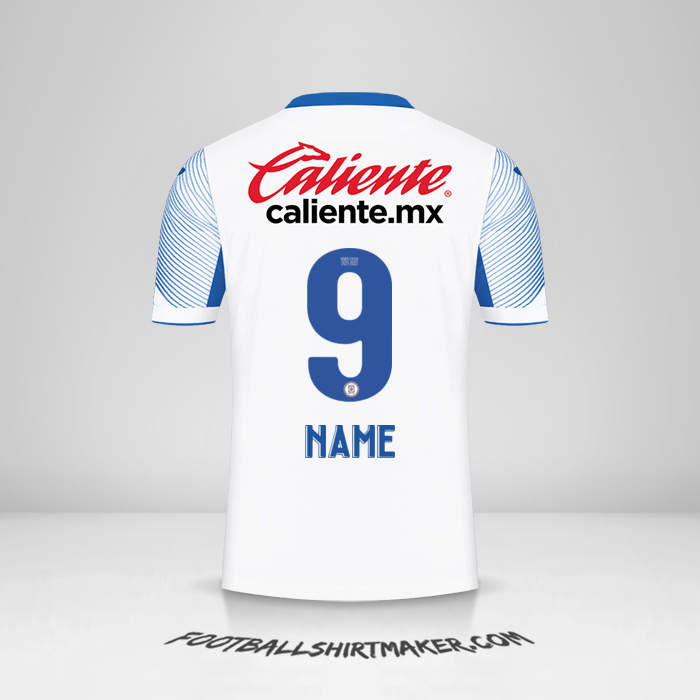 Shirt Cruz Azul 2021/2022 Away -  name - 9
