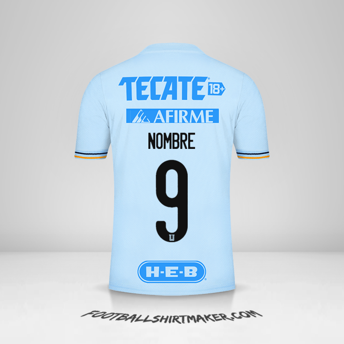 Camiseta Tigres UANL 2021/2022 Visita -  nombre - 9