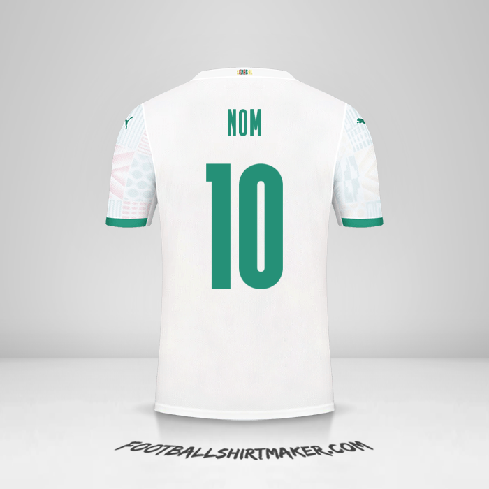 Maillot Sénégal 2020/2021 -  nom - 10