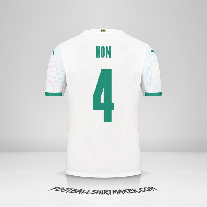 Maillot Sénégal 2020/2021 -  nom - 4