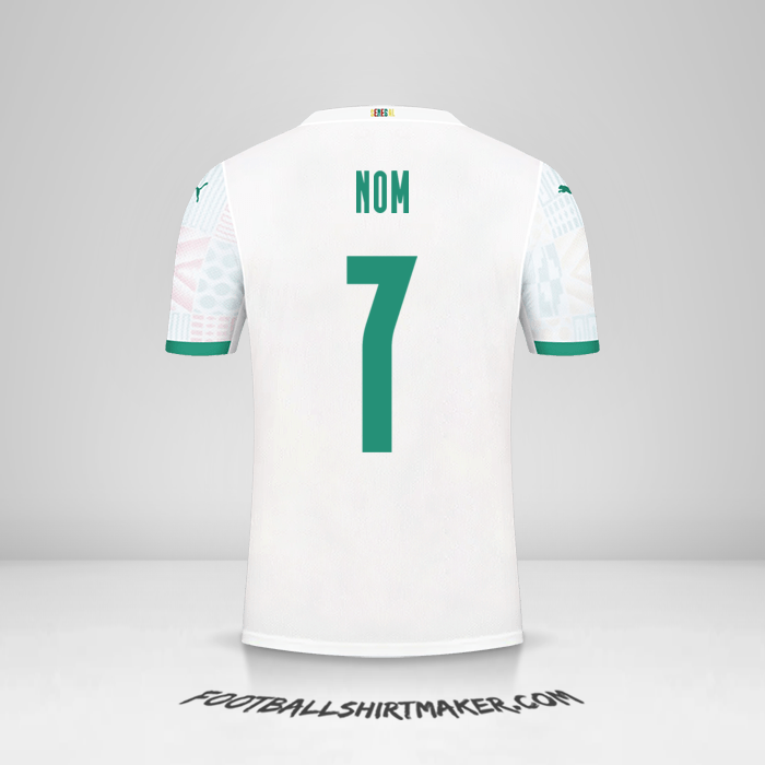 Maillot Sénégal 2020/2021 -  nom - 7