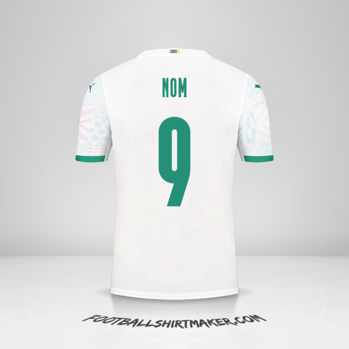 Maillot Sénégal 2020/2021 -  nom - 9