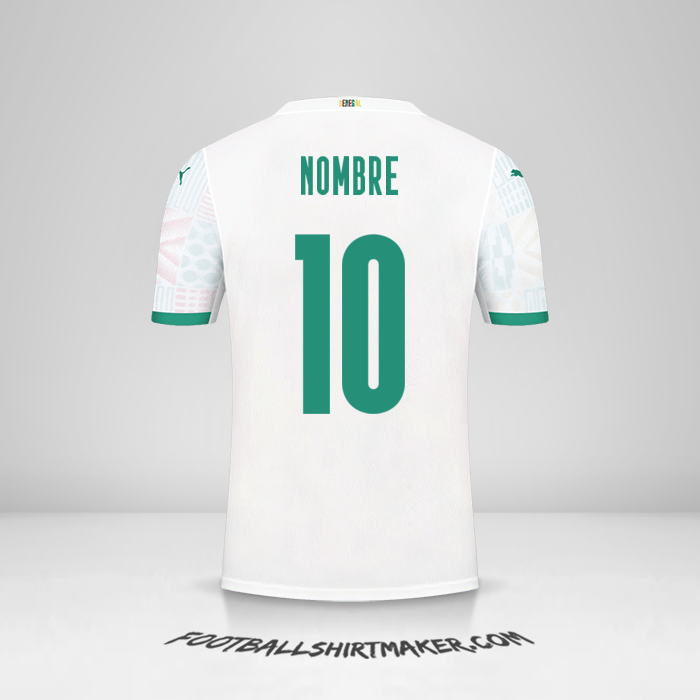 Jersey Senegal 2020/2021 -  nombre - 10