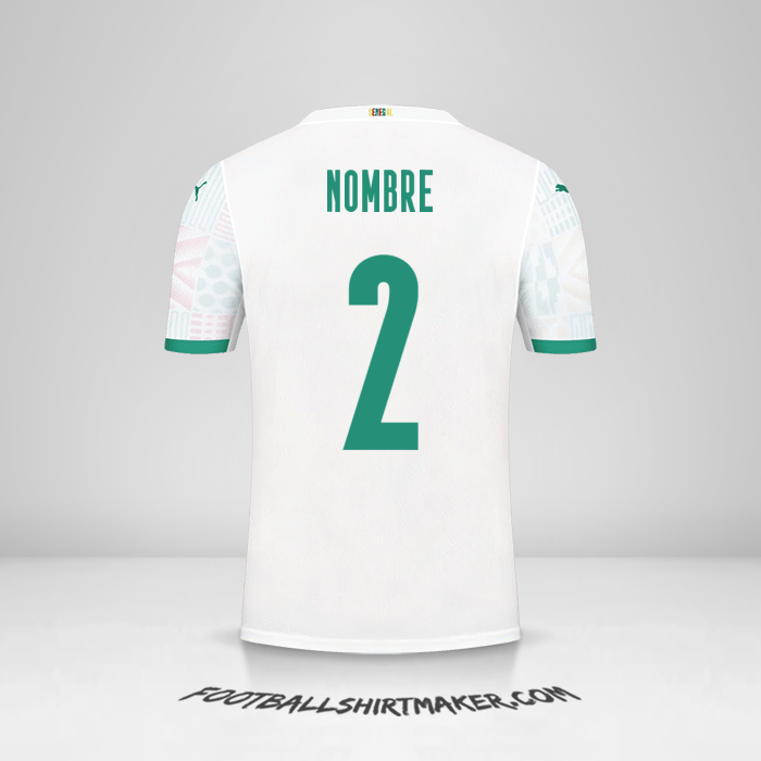 Jersey Senegal 2020/2021 -  nombre - 2