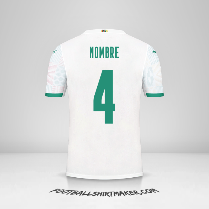 Camiseta Senegal 2020/2021 -  nombre - 4