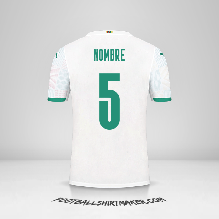 Jersey Senegal 2020/2021 -  nombre - 5